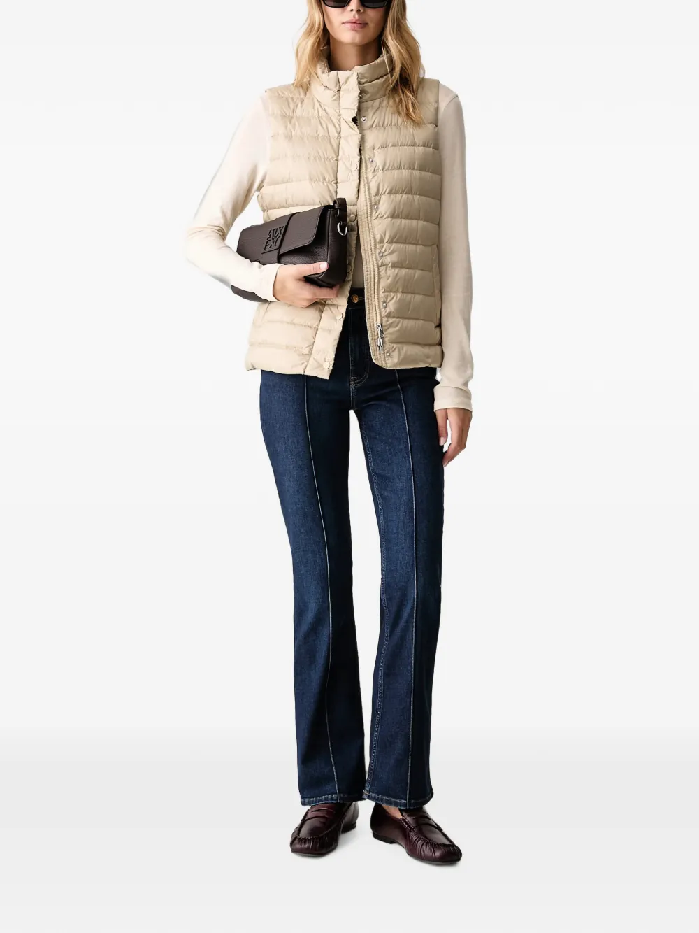 Gant quilted gilet Beige