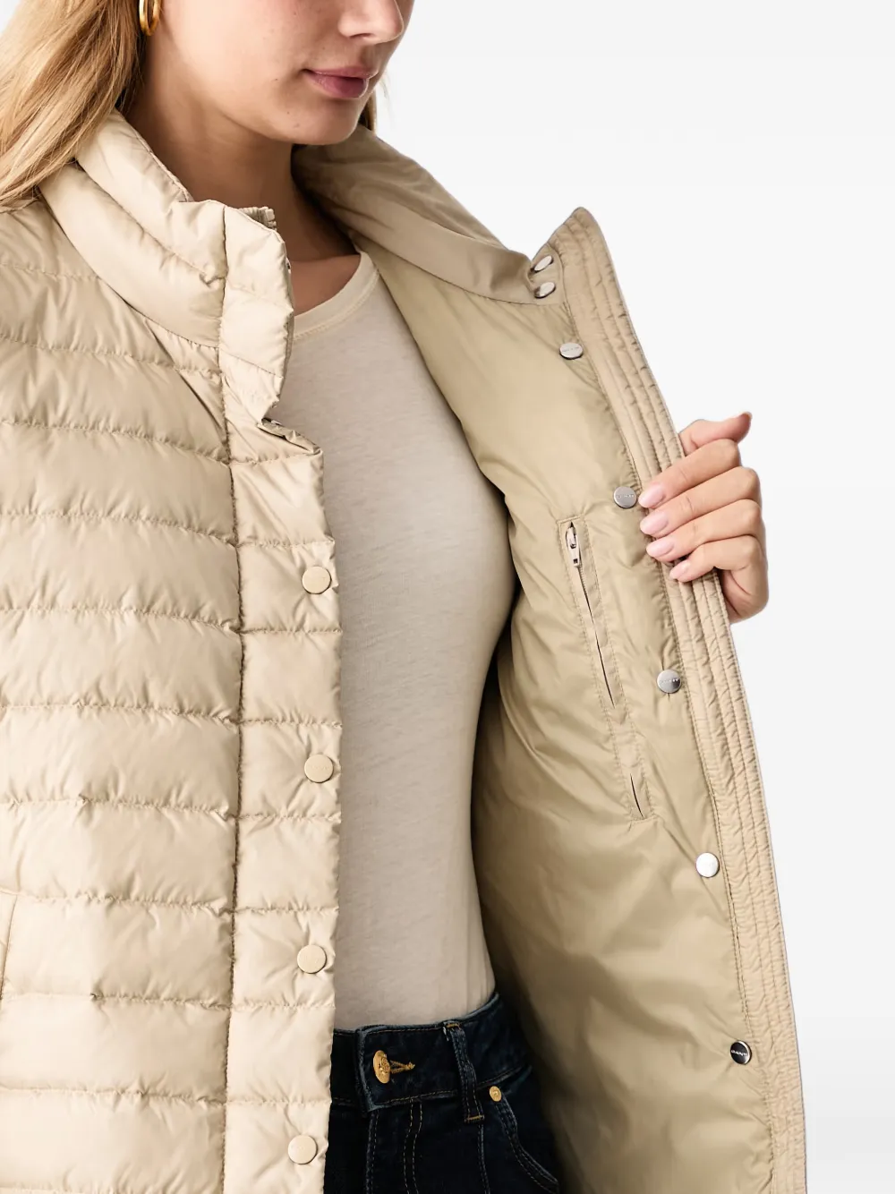 Gant quilted gilet Beige