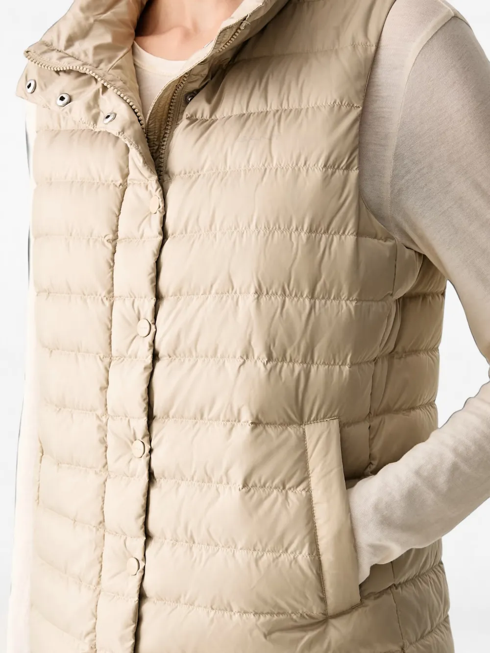 Gant quilted gilet Beige