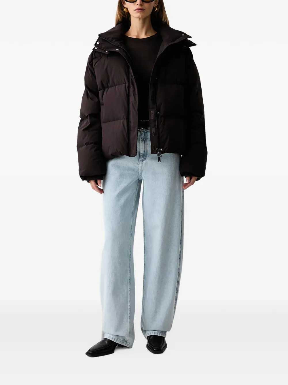 Gestuz Roa quilted hooded jacket Bruin