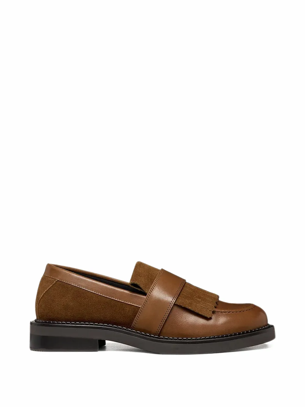 Geox Serilda fringed loafers - Marrone