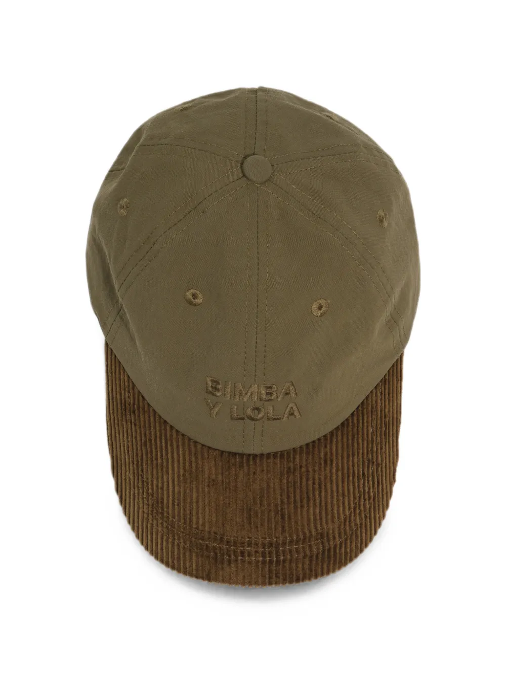 BIMBA Y LOLA Pet met ribstructuur Groen