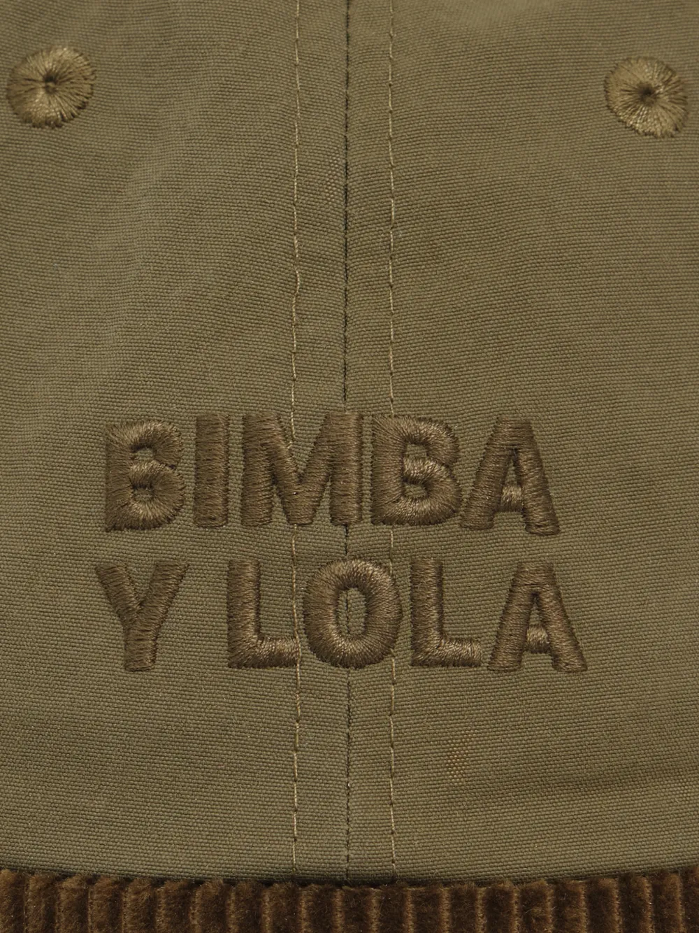 BIMBA Y LOLA Pet met ribstructuur Groen