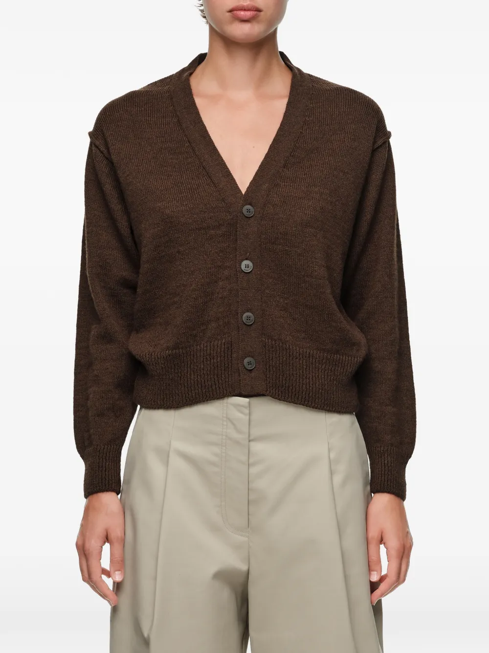 BIMBA Y LOLA Vest van wol Bruin