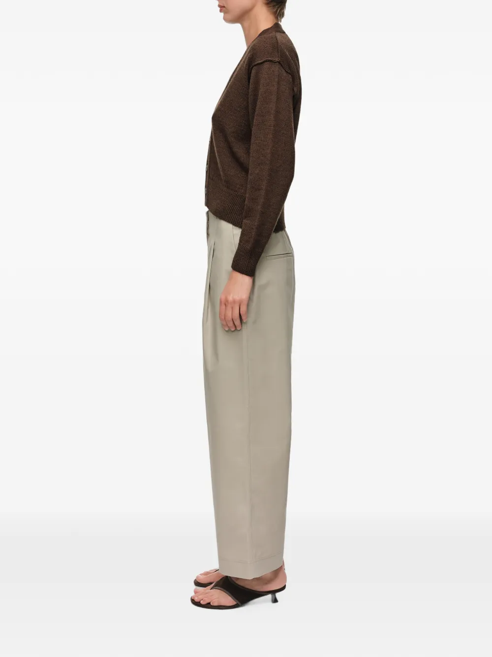 BIMBA Y LOLA Vest van wol Bruin