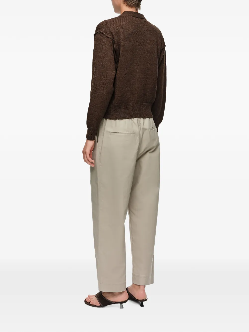 BIMBA Y LOLA Vest van wol Bruin