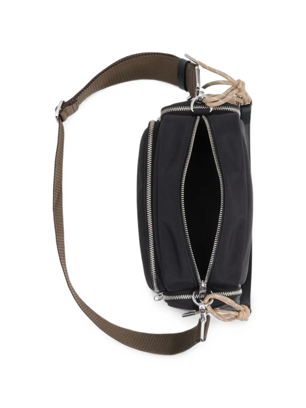 BIMBA Y LOLA Grote Pocket crossbodytas met vak Zwart