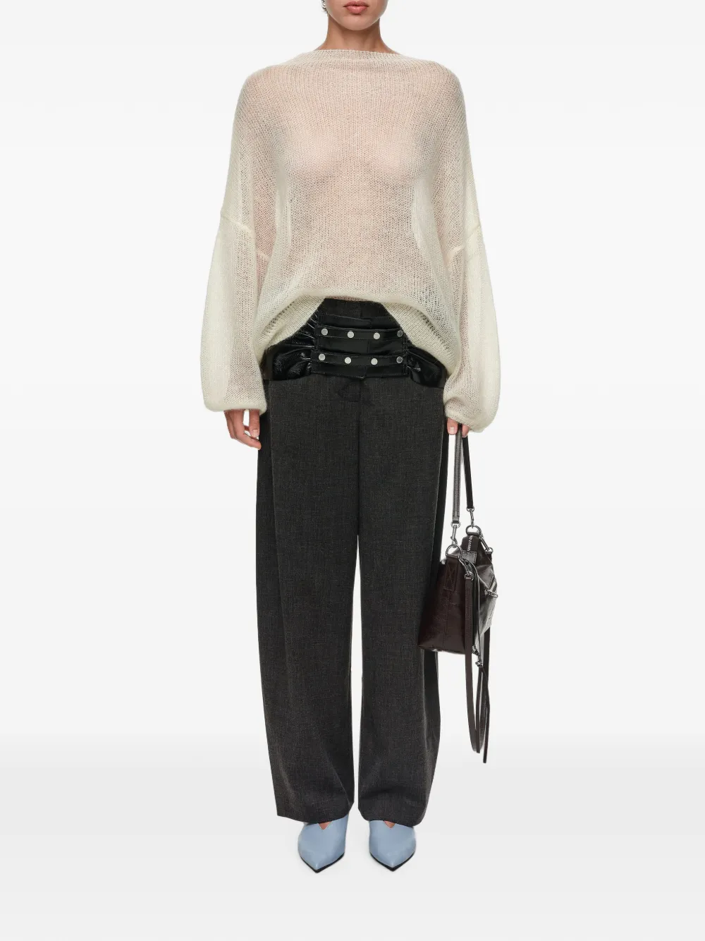 BIMBA Y LOLA Trui met hoge hals Beige