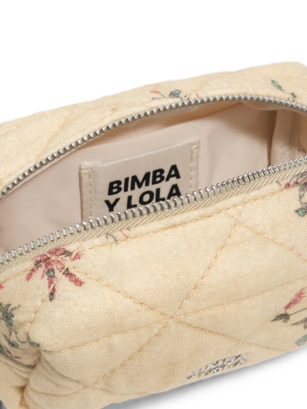 BIMBA Y LOLA Romantic Sweet Vanilla katoenen mini-make-uptas Beige