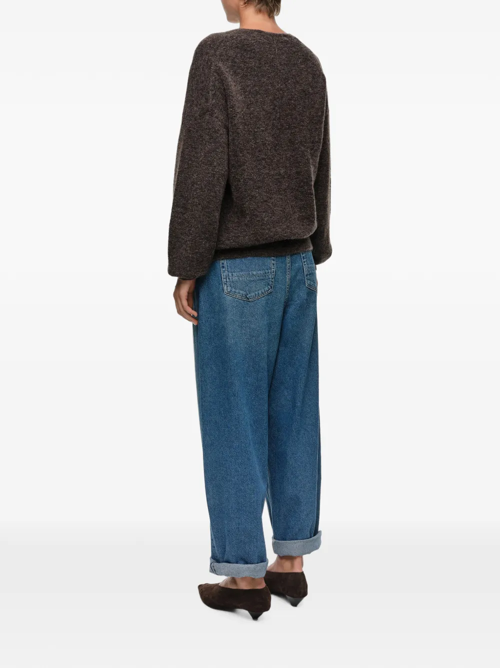 BIMBA Y LOLA Trui met V-hals Bruin