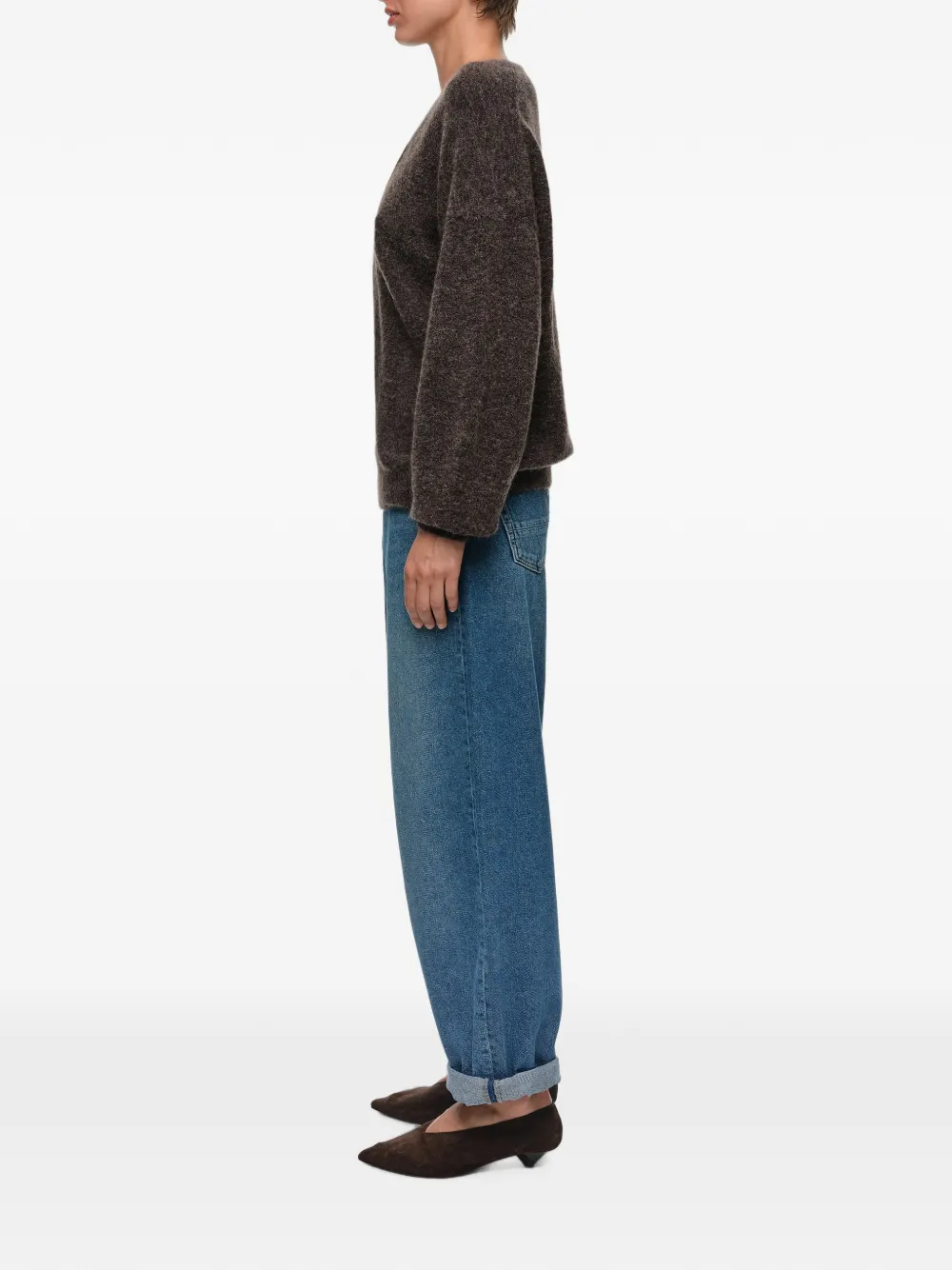 BIMBA Y LOLA Trui met V-hals Bruin