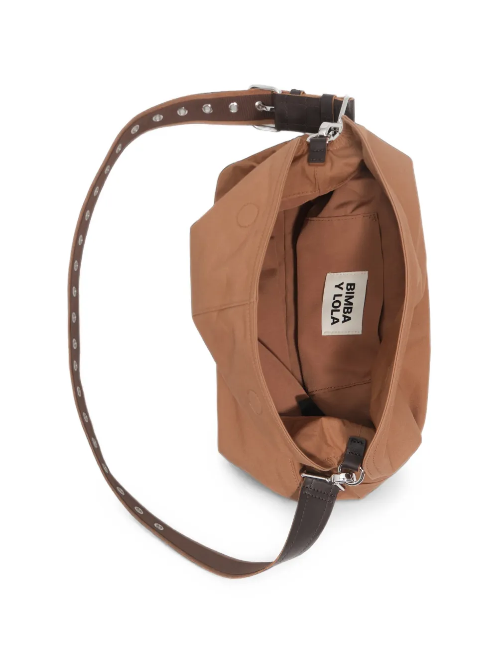 BIMBA Y LOLA Grote slouchy tas Bruin