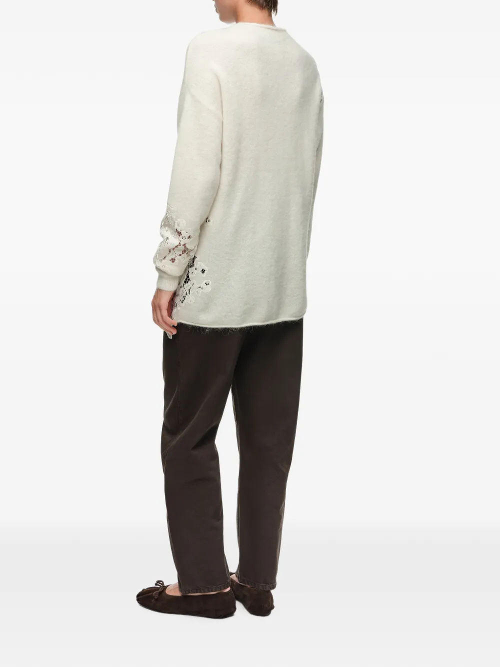 BIMBA Y LOLA Coltrui met kanten details Beige