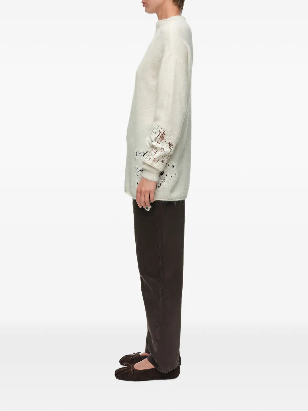 BIMBA Y LOLA Coltrui met kanten details Beige