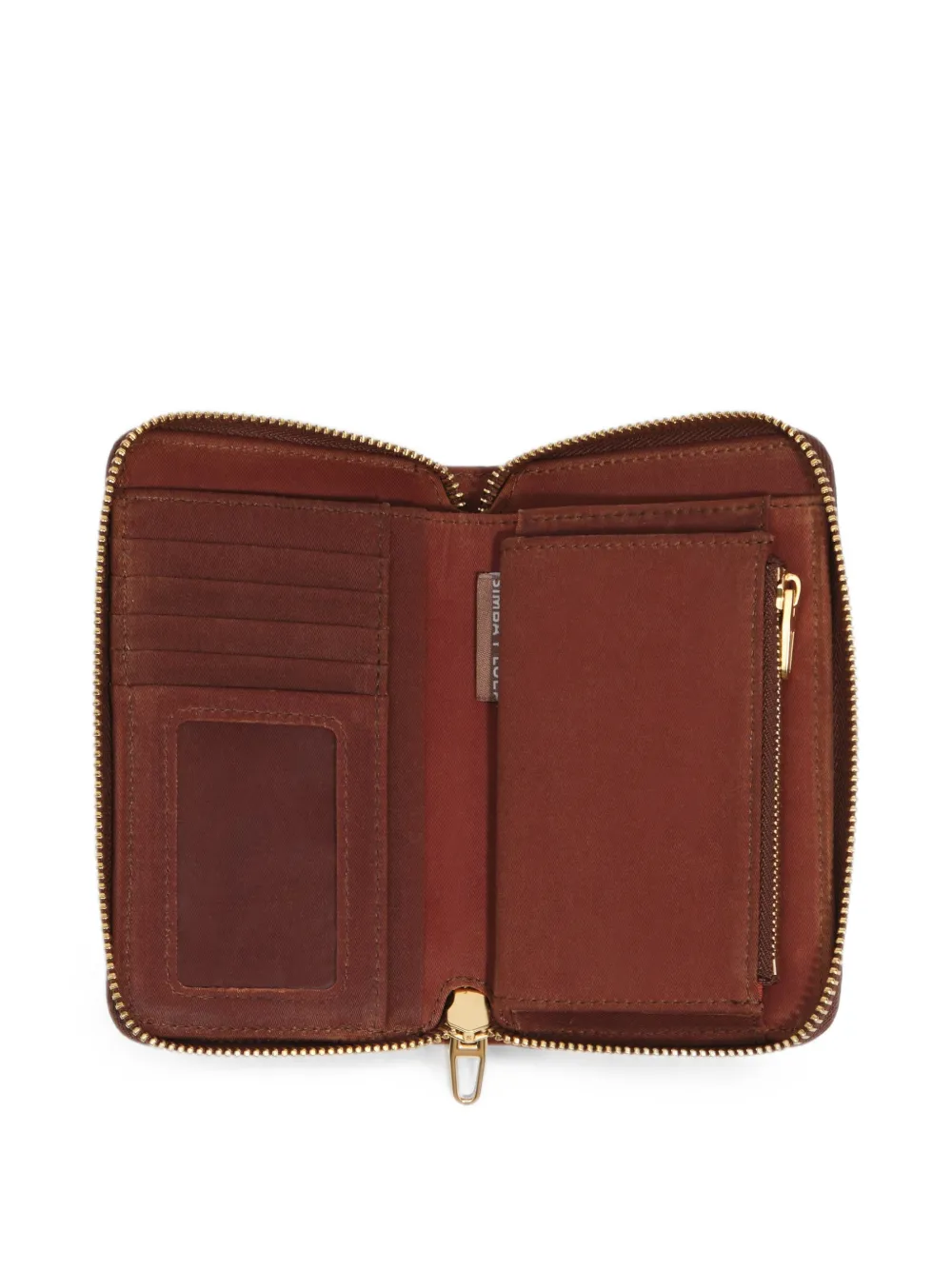 BIMBA Y LOLA Medium gecoate portemonnee Bruin