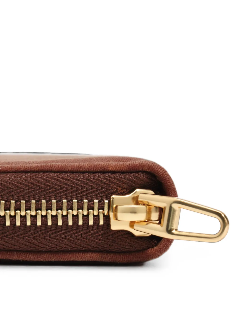 BIMBA Y LOLA Medium gecoate portemonnee Bruin