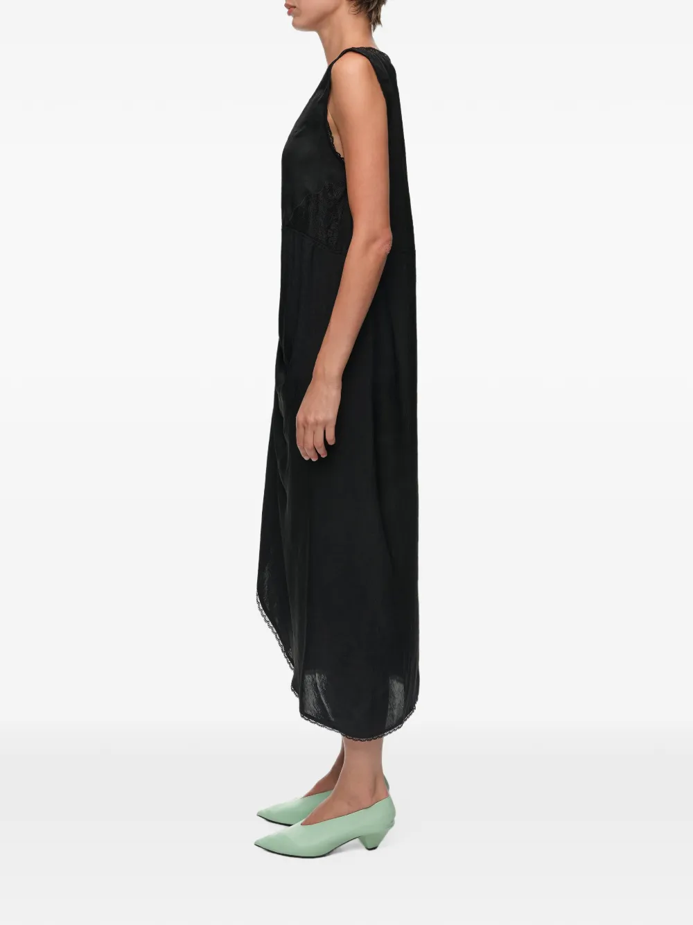 BIMBA Y LOLA Jurk met kanten knoopdetail Zwart