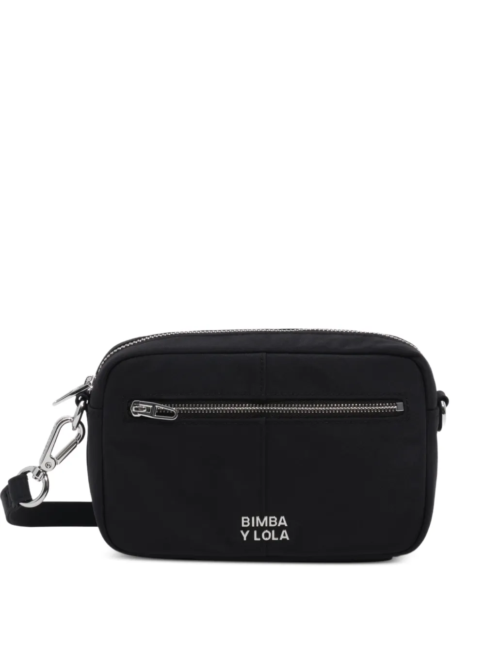 BIMBA Y LOLA small black nylon crossbody bag
