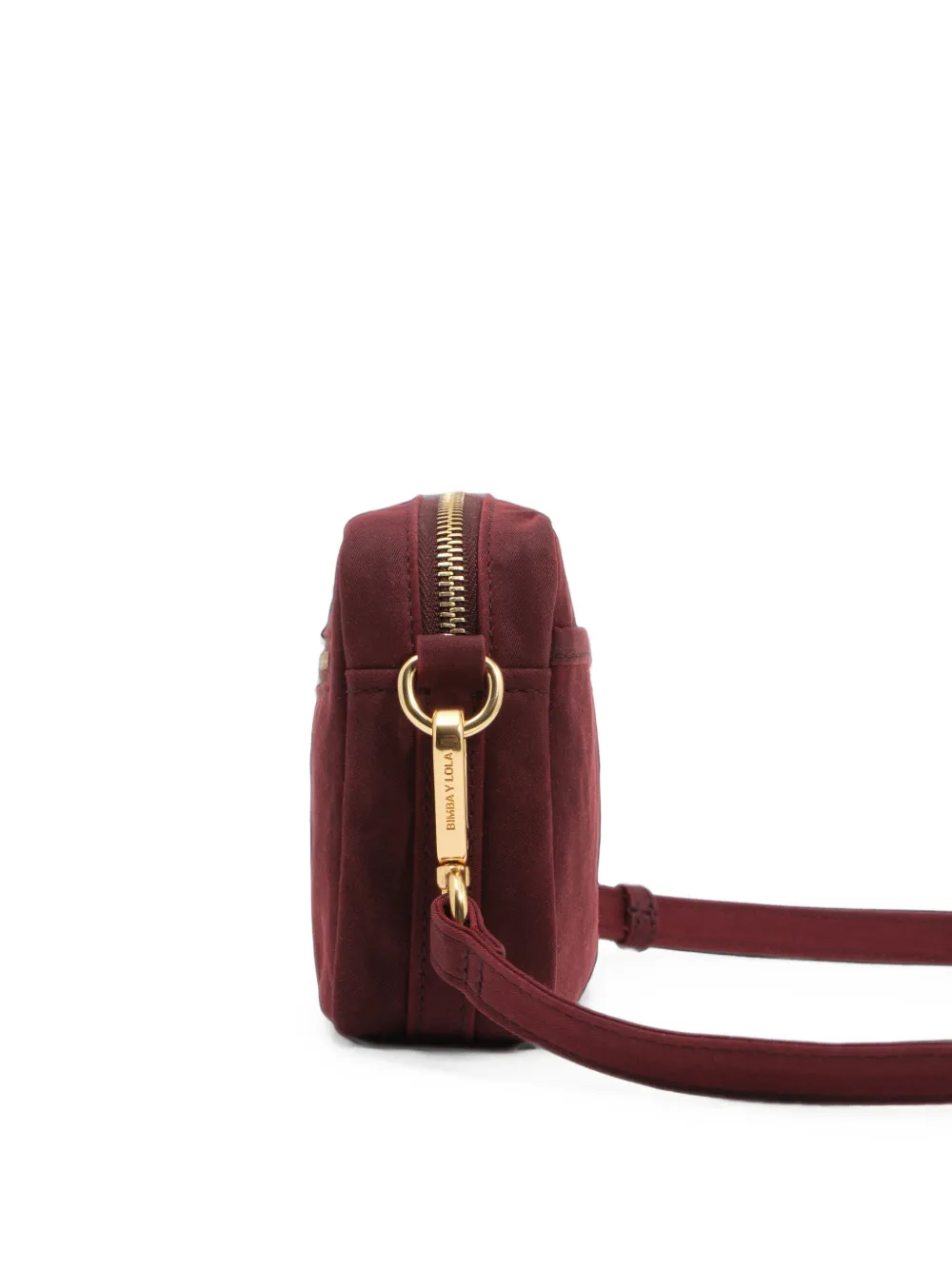BIMBA Y LOLA Kleine gecoate crossbodytas Rood