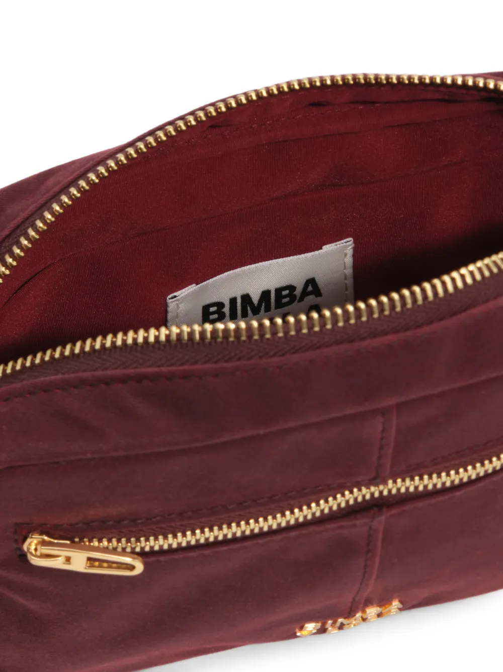 BIMBA Y LOLA Kleine gecoate crossbodytas Rood