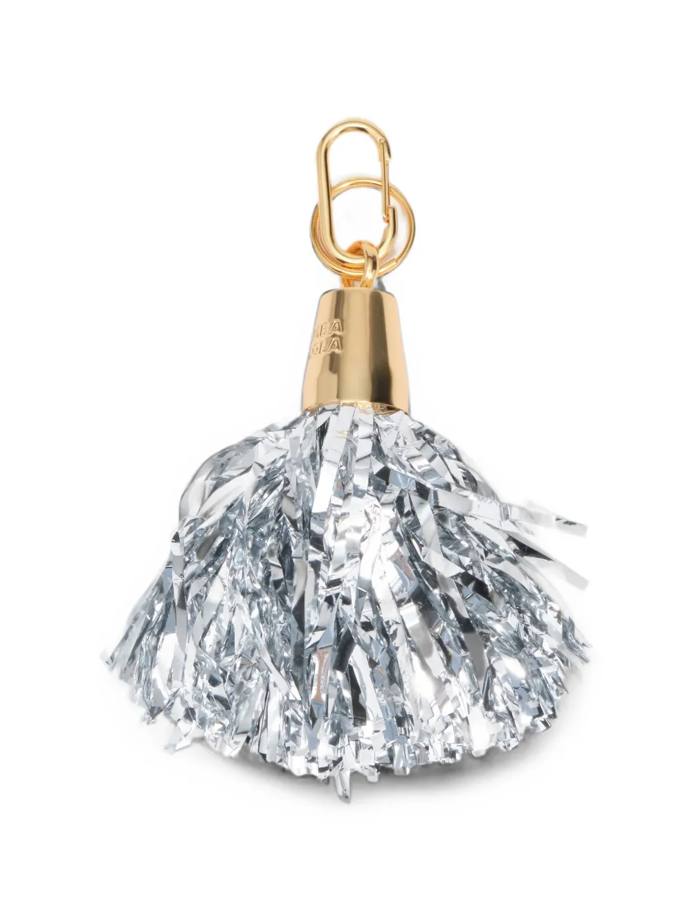 BIMBA Y LOLA metallic pompom keyring · One Size