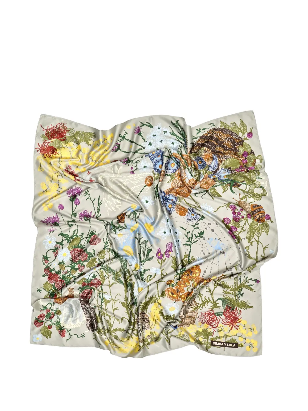 BIMBA Y LOLA Wild Pointillism sjaal Grijs