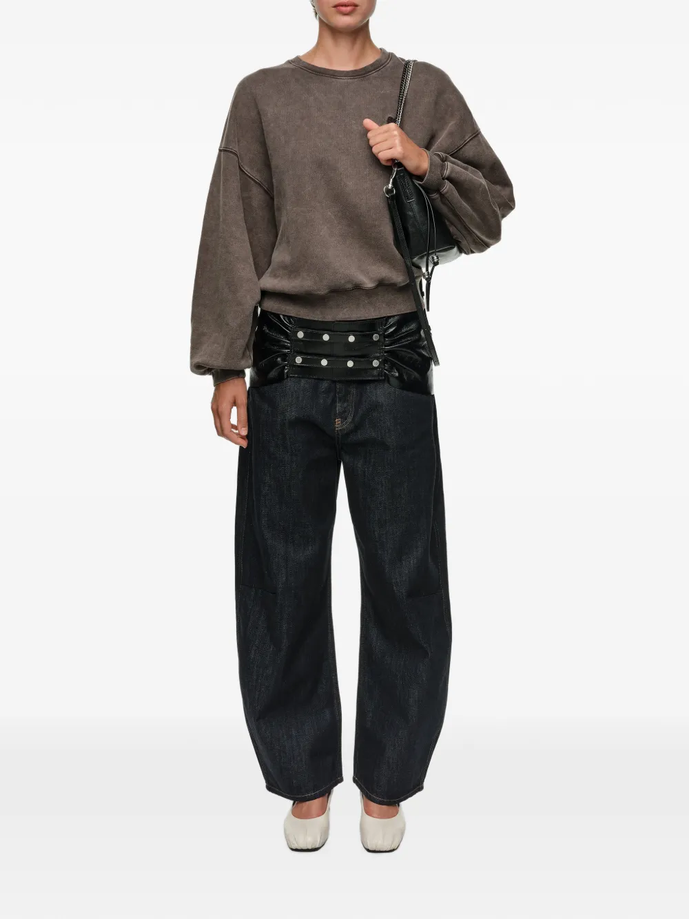BIMBA Y LOLA Sweater met ballonvorm Bruin