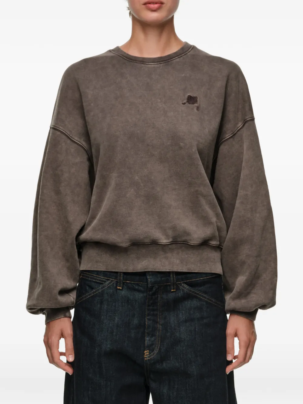 BIMBA Y LOLA Sweater met ballonvorm Bruin