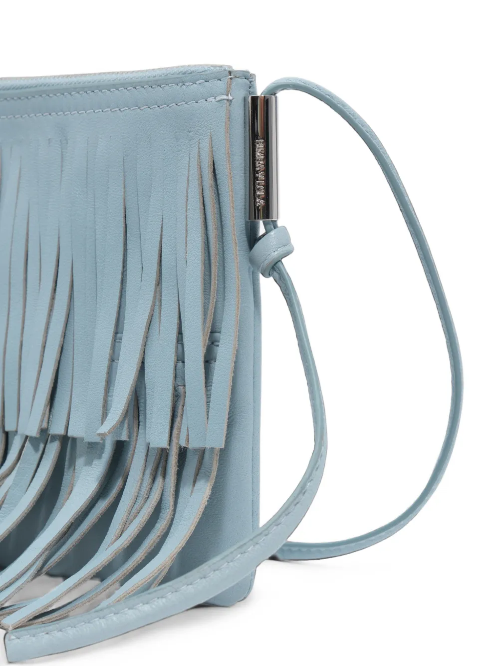 BIMBA Y LOLA Kleine clutch met franje Blauw