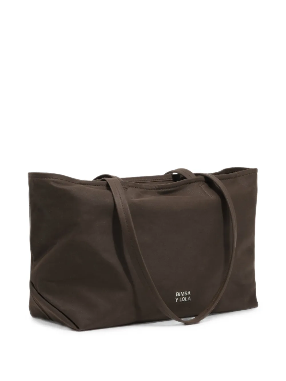 BIMBA Y LOLA Grote gecoate shopper Bruin