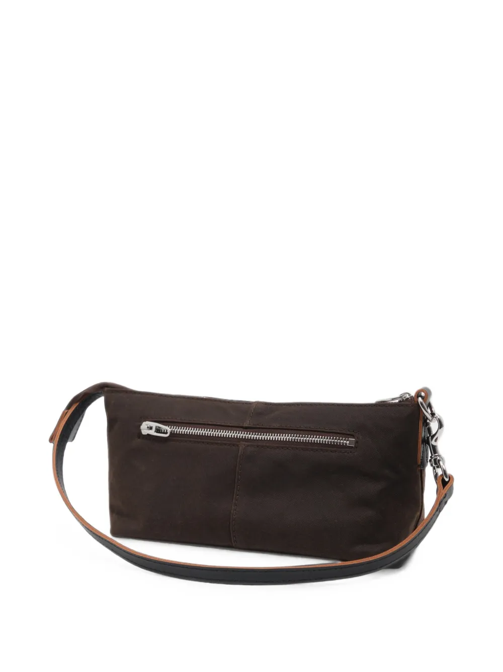 BIMBA Y LOLA Kleine gecoate crossbodytas Bruin