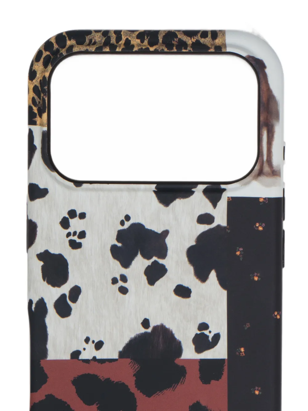BIMBA Y LOLA iPhone 17 PRO hardcase met pony-patchwork Wit