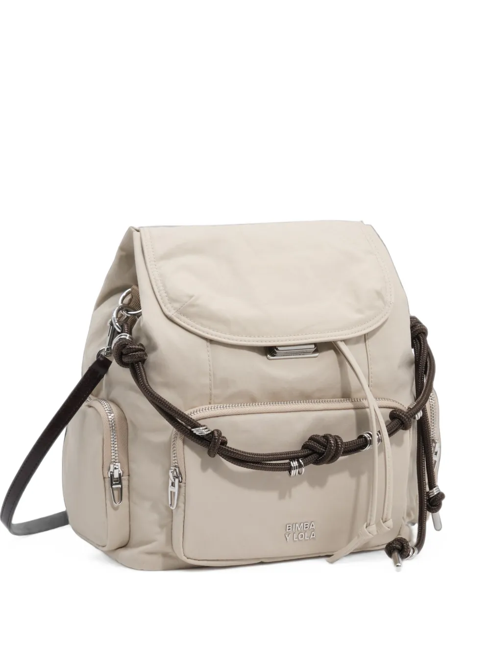 BIMBA Y LOLA large stone cotton pocket backpack · OS