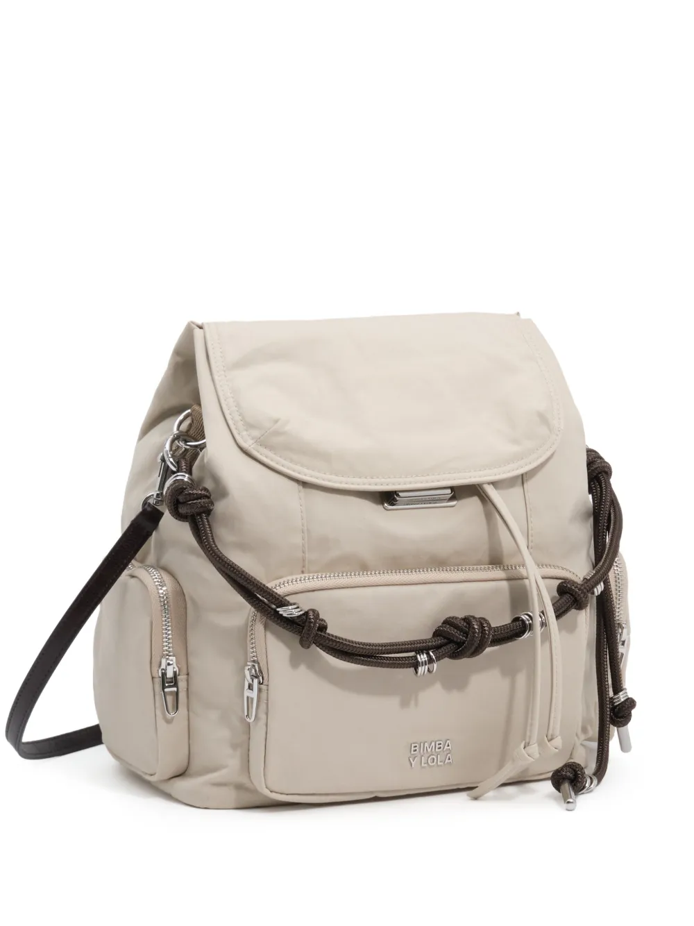 BIMBA Y LOLA large stone cotton pocket backpack