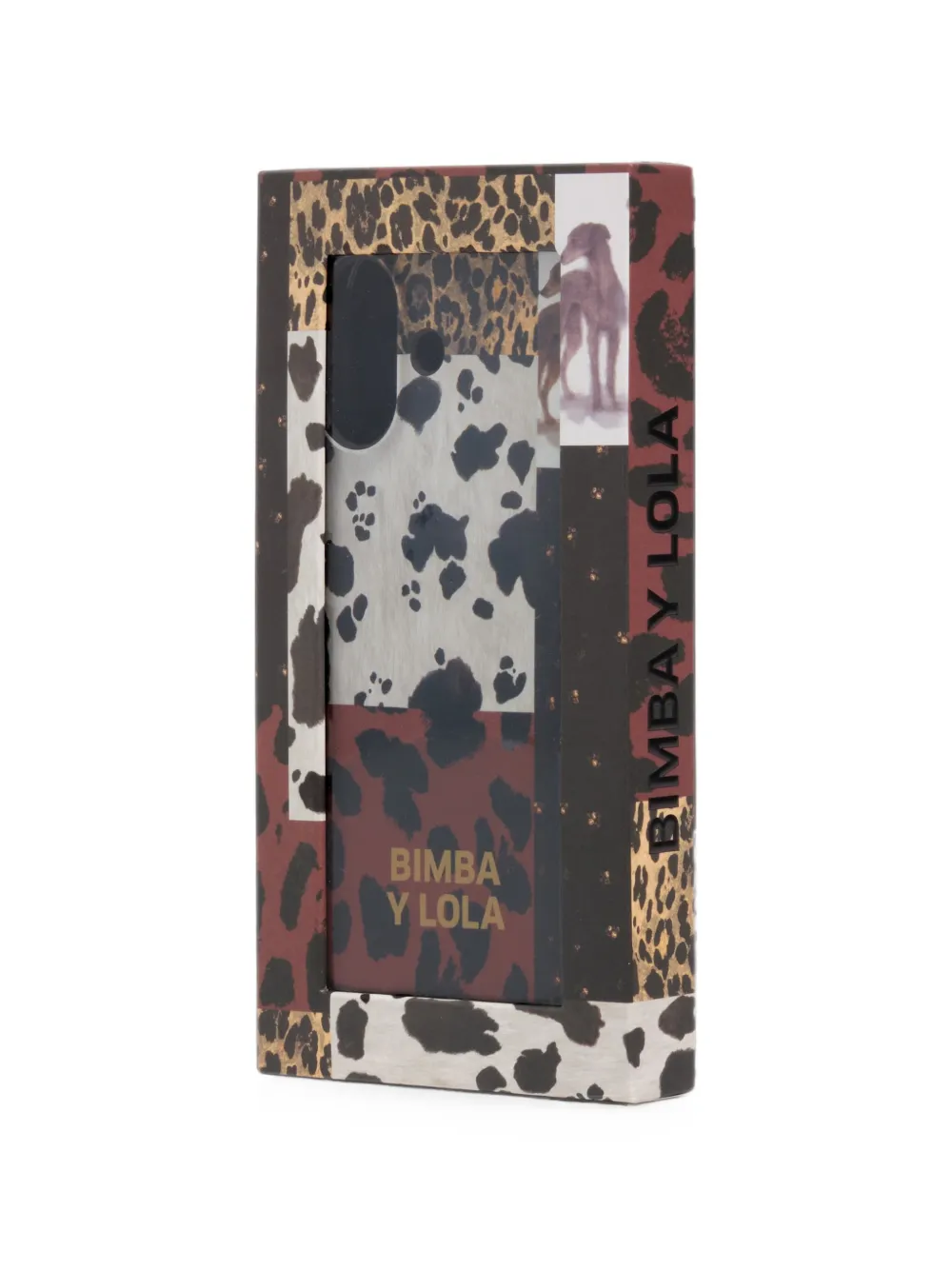 BIMBA Y LOLA iPhone 16 hardcase met pony-patchwork Beige