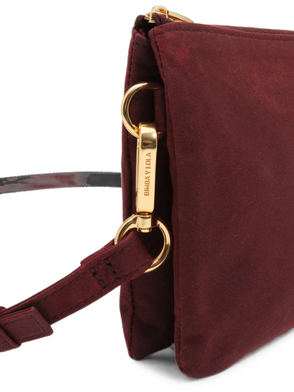BIMBA Y LOLA Kleine gecoate clutch Rood