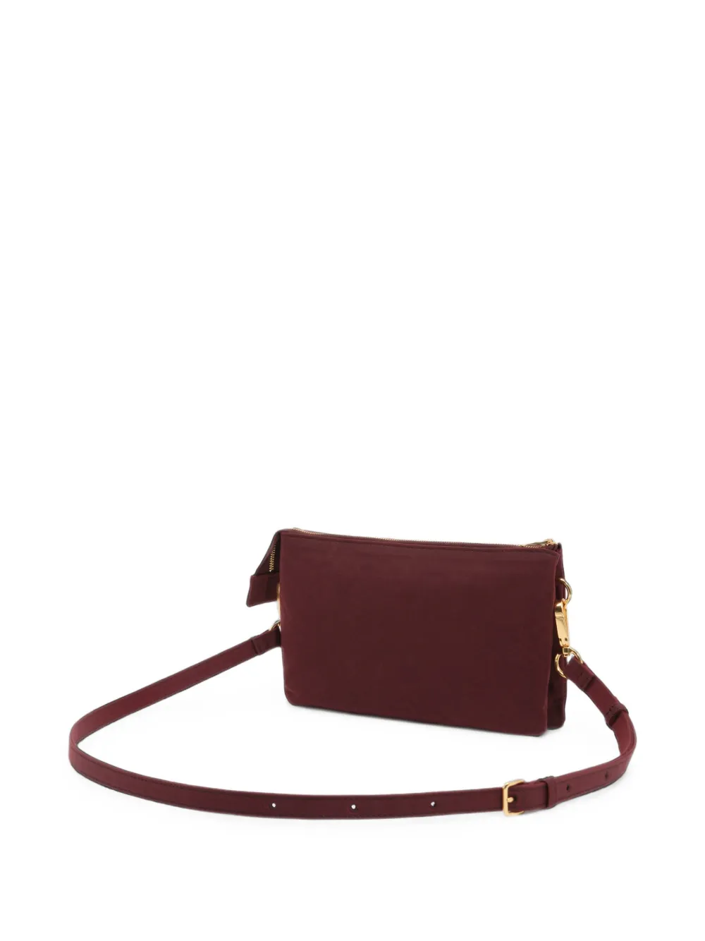 BIMBA Y LOLA Kleine gecoate clutch Rood