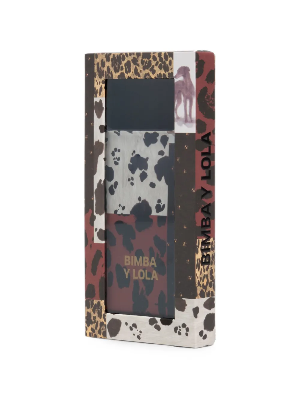 BIMBA Y LOLA Pony hard hoesje voor iPhone 17 Pro Max met patchwork Zwart