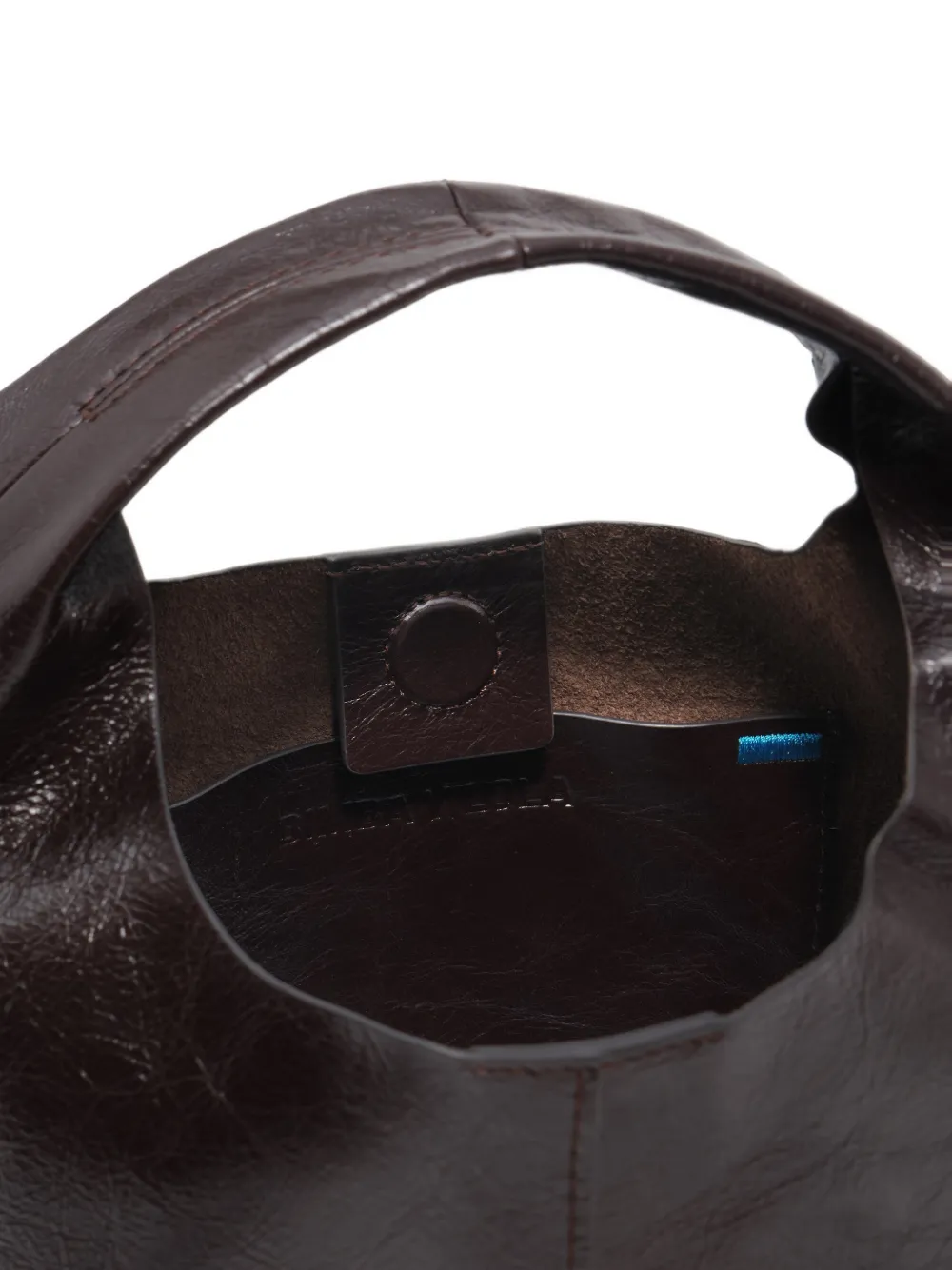 BIMBA Y LOLA Kleine Paper leren tas Bruin