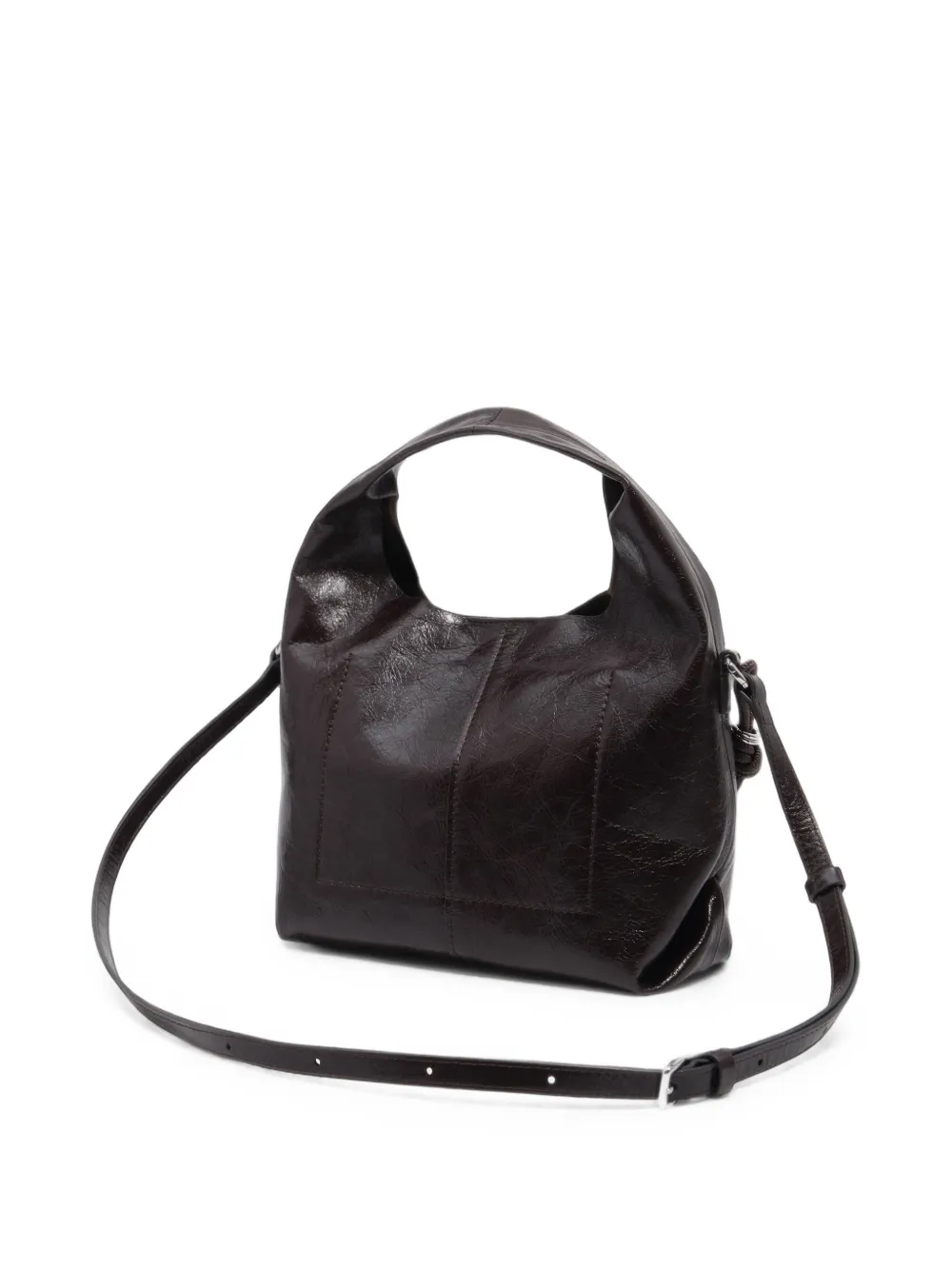BIMBA Y LOLA Kleine Paper leren tas Bruin