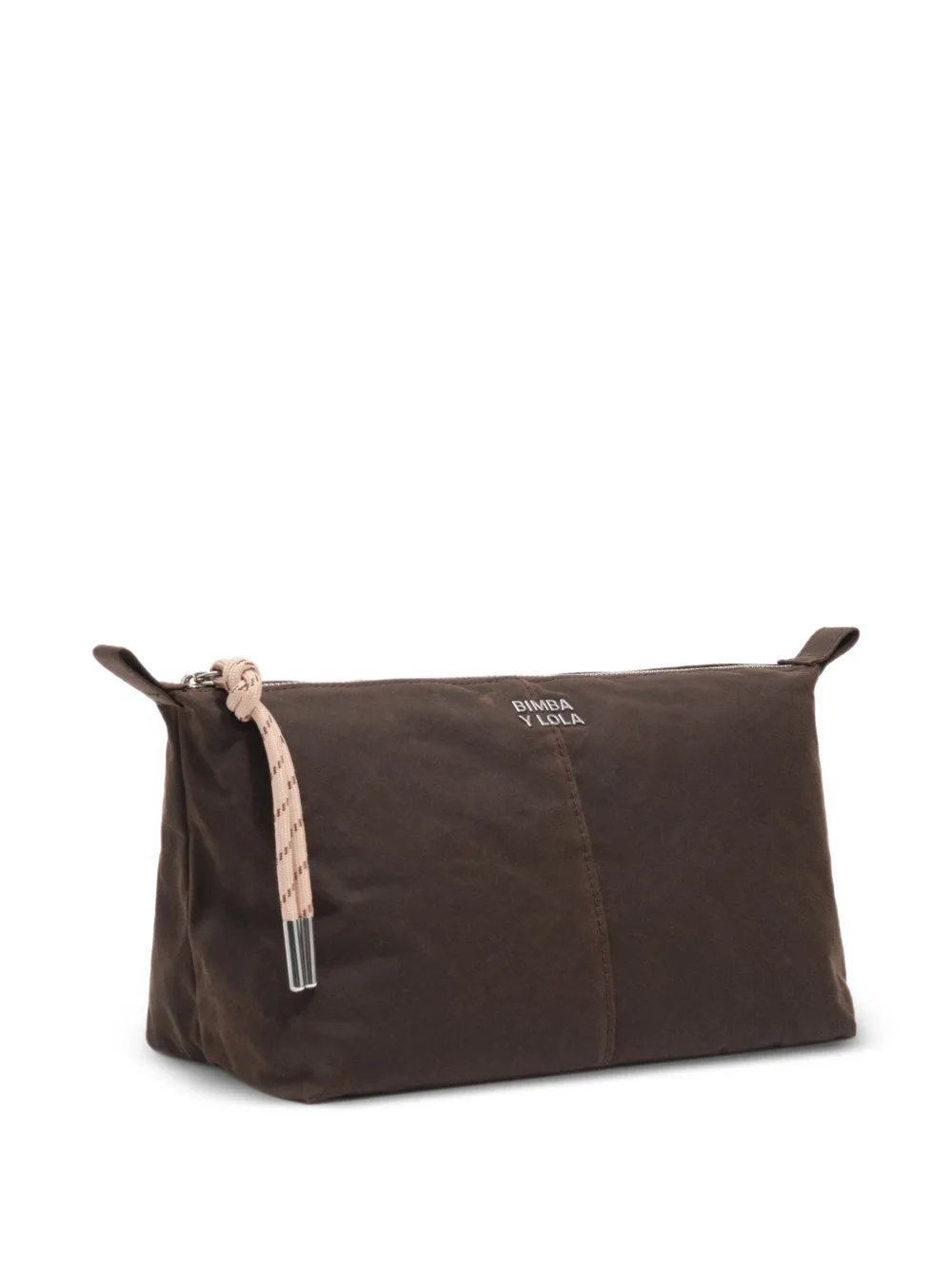 BIMBA Y LOLA large dark brown coated make-up case