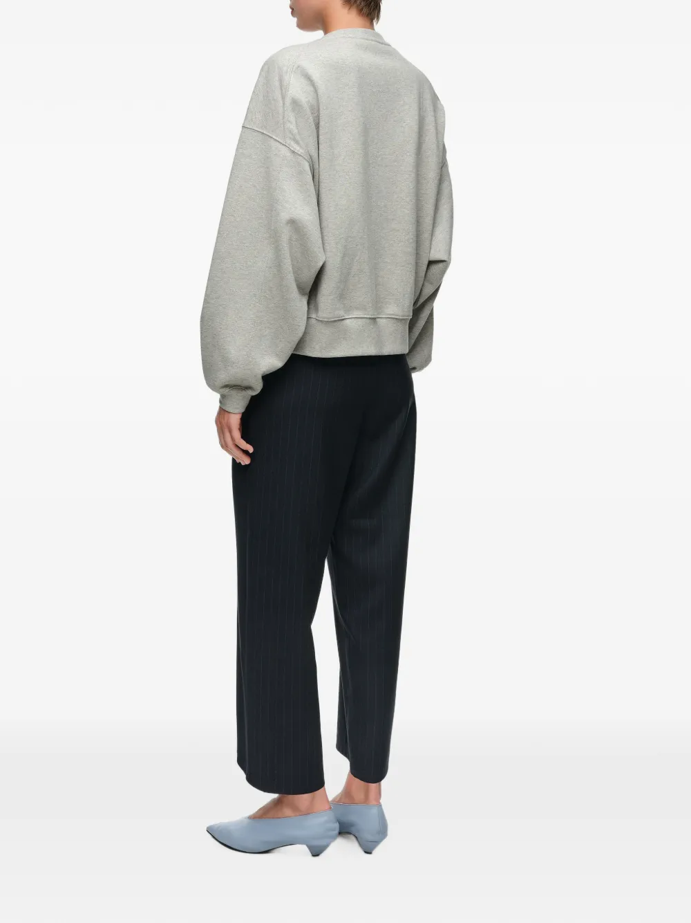 BIMBA Y LOLA Gestreepte maxi-broek op enkellengte Blauw