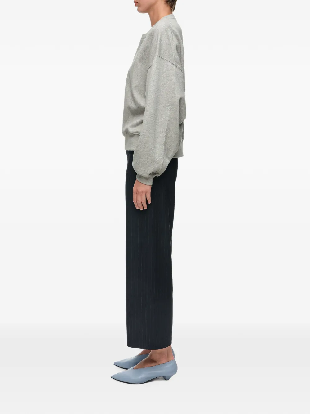 BIMBA Y LOLA Gestreepte maxi-broek op enkellengte Blauw