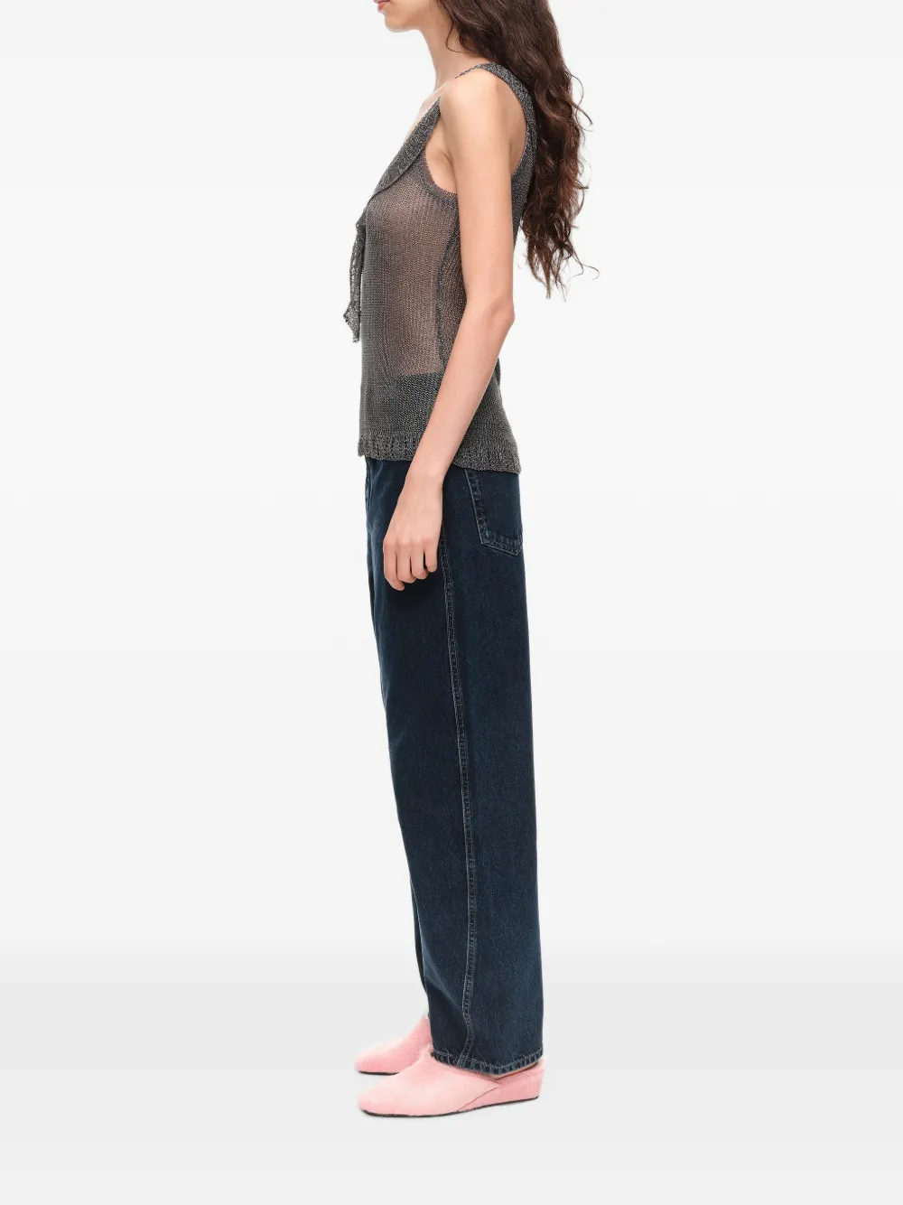 BIMBA Y LOLA Barrel denim broek met 5 zakken Blauw