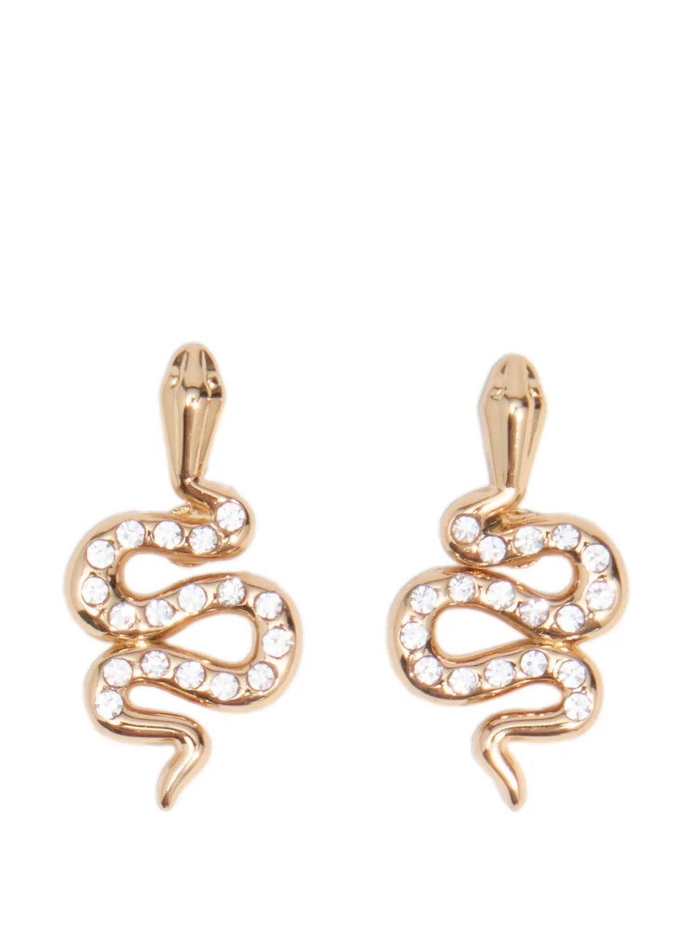 BIMBA Y LOLA Creolen mit goldfarbenen Kristallen