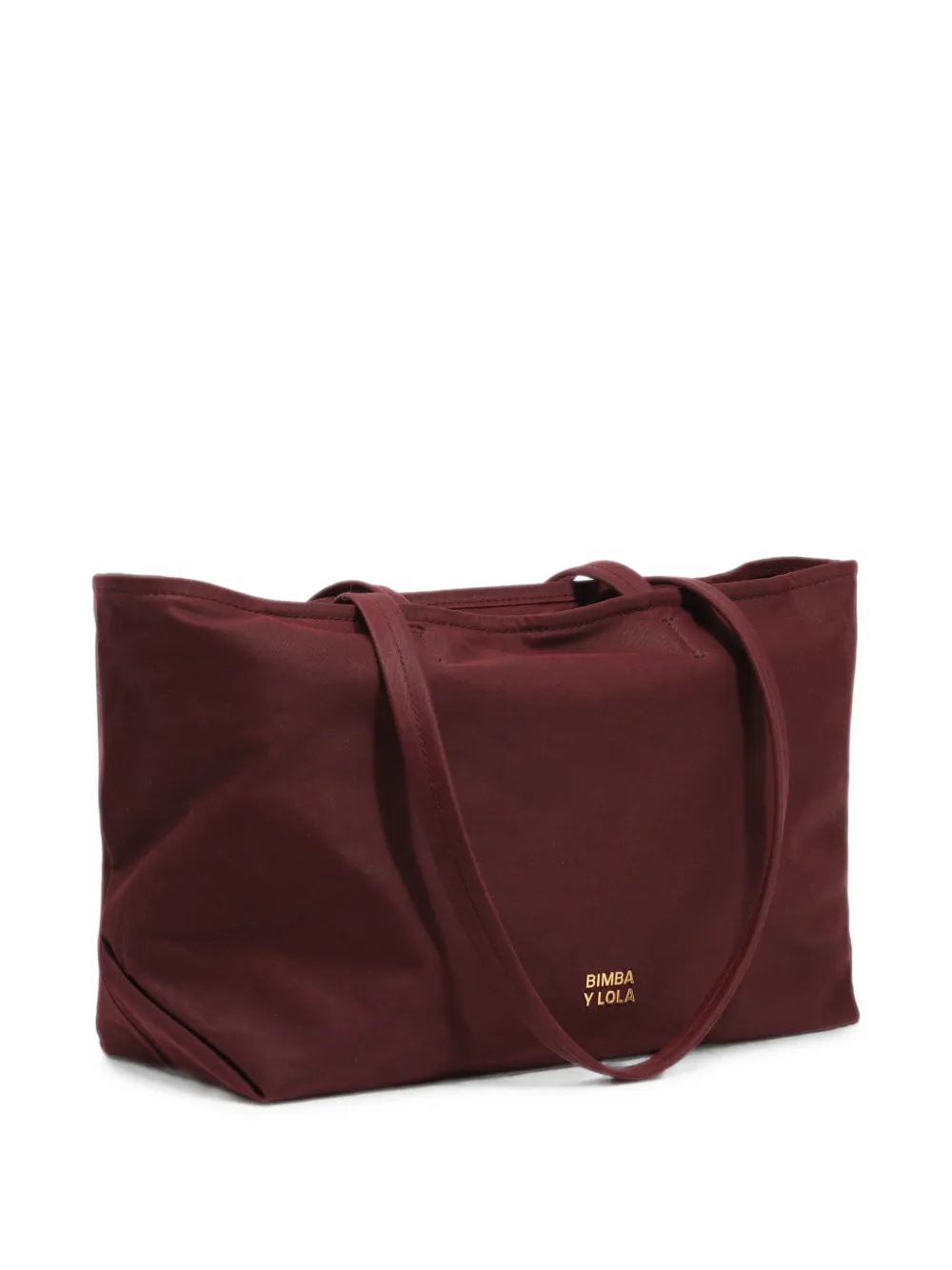 BIMBA Y LOLA Medium gecoate shopper Rood