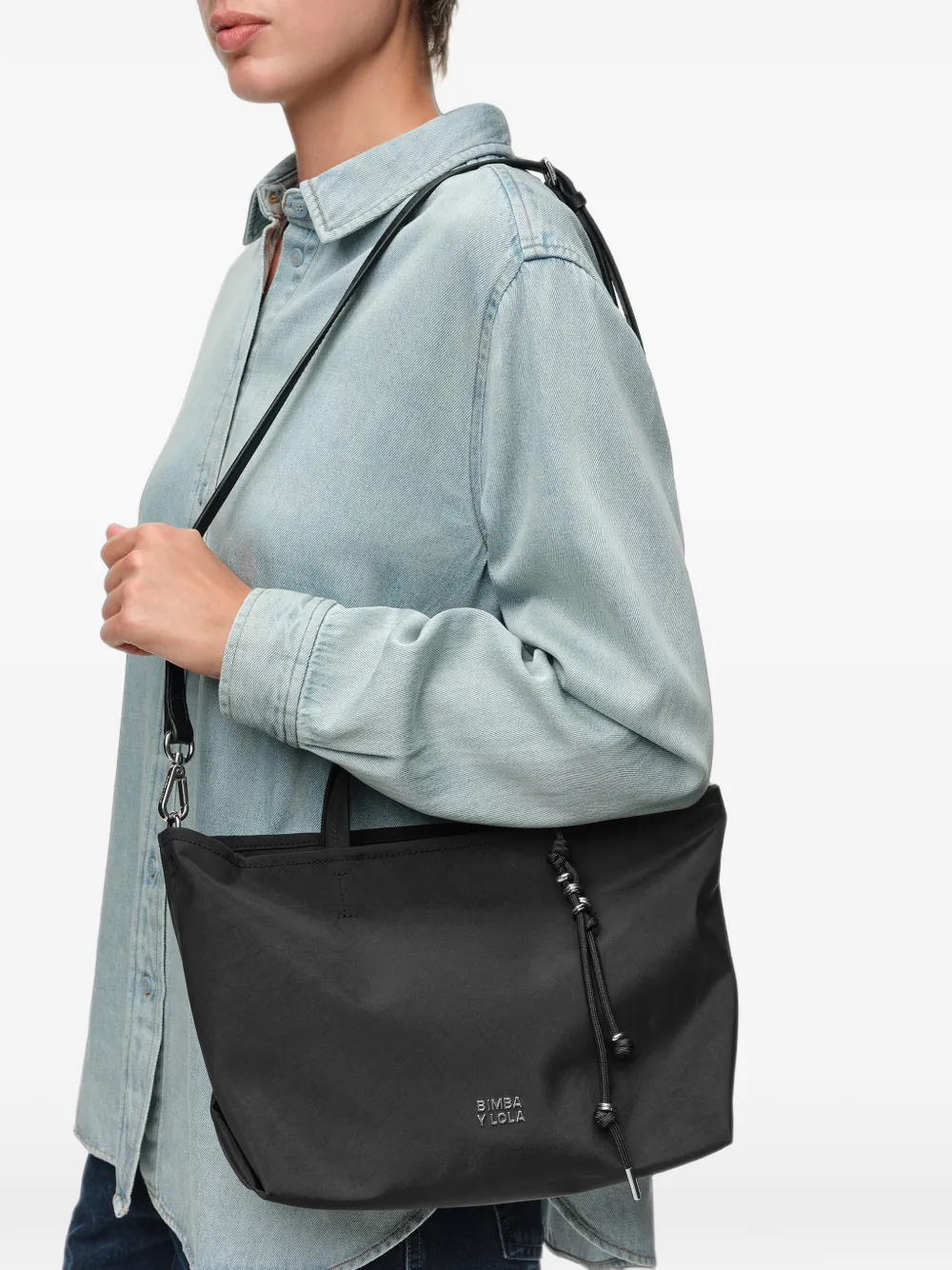 BIMBA Y LOLA Shopper van medium formaat Zwart