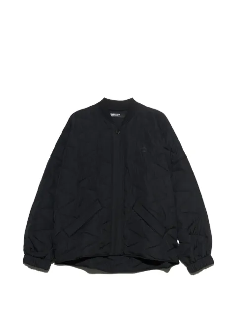 BIMBA Y LOLA black padded bomber jacket