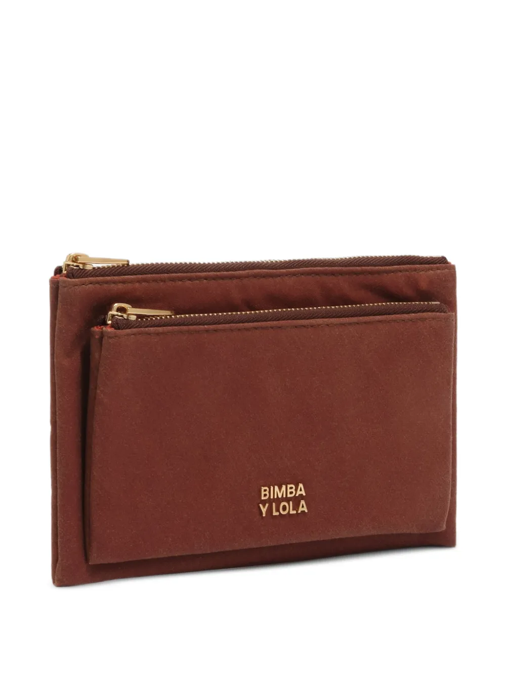 BIMBA Y LOLA Zakportemonnee met coating Bruin