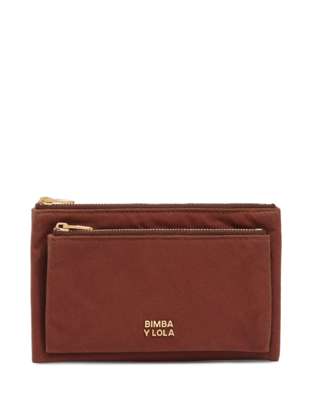 BIMBA Y LOLA rust coated pocket purse